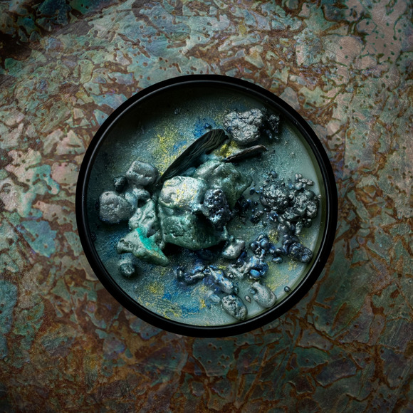 Sea Serpent's Kiss Luxury Wickless Candle: Cedar Amber Musk Scent - Picture 5 of 10